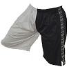 FIGHT-FIT - Fitness Shorts / Schwarz-Weiss / Small