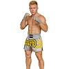 FIGHTERS - Muay Thai Shorts / Silber-Grau / XL