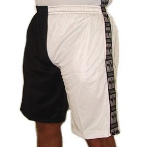 FIGHT-FIT - Fitness Shorts / Schwarz-Weiss / Small