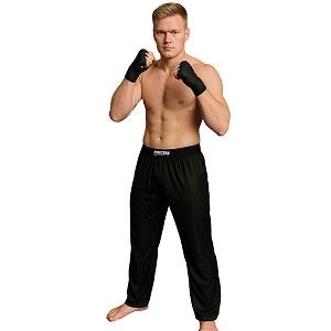 FIGHTERS - Kickboxing Hosen / Lycra / Schwarz / Medium