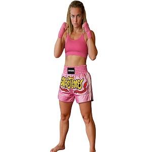 FIGHTERS - Muay Thai Shorts / Pink / Large