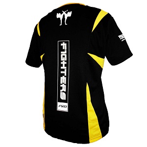 FIGHTERS - Camicia da kickboxing / Competition / Nero / XL