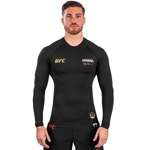 UFC Adrenaline by Venum Authentic Fight Nigh Rashguard / Langarm / Schwarz / Medium