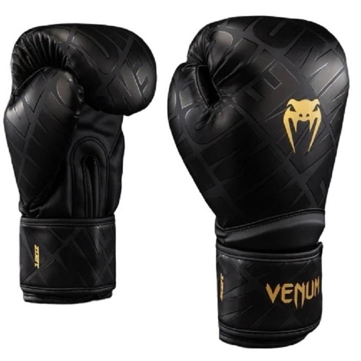 Venum - Boxhandschuhe / Contender 1.5 XT 3D / Schwarz-Gold / 10 Oz