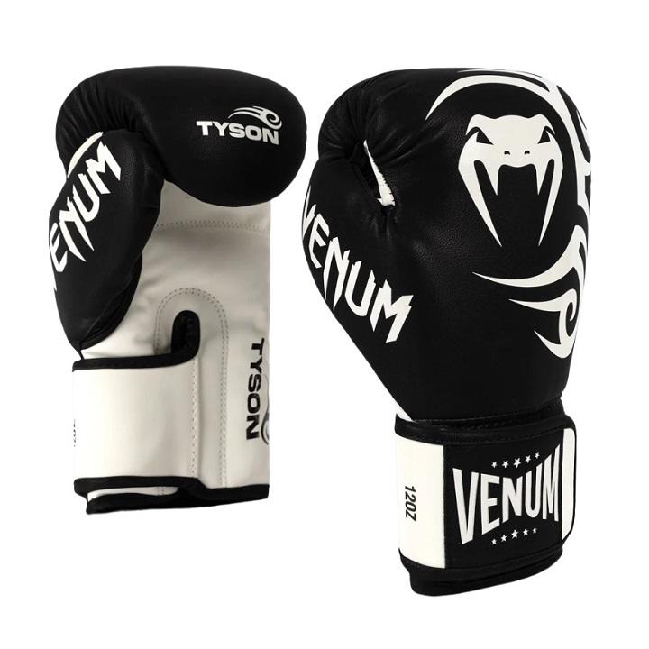 Venum - Boxhandschuhe / Mike Tyson Replica / Schwarz-Weiss / 10 Oz