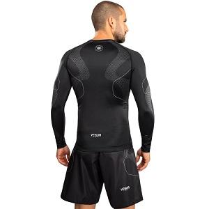 Venum - Rashguard / Nexus / Long Sleeve / Schwarz-Silber / Small